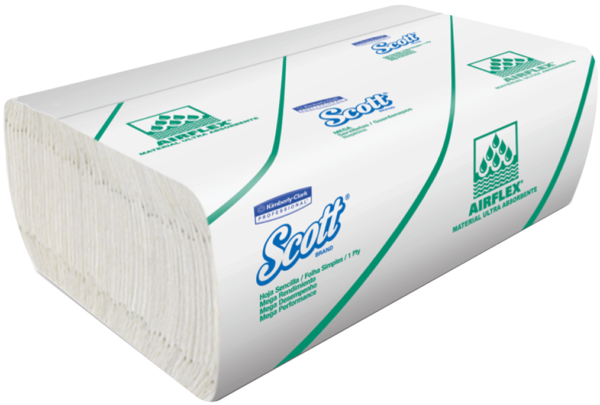 SCOTT® AIRFLEX MEGA – SERVILLETA, INTERCALADA, 200 HOJAS X 5 PAQ
