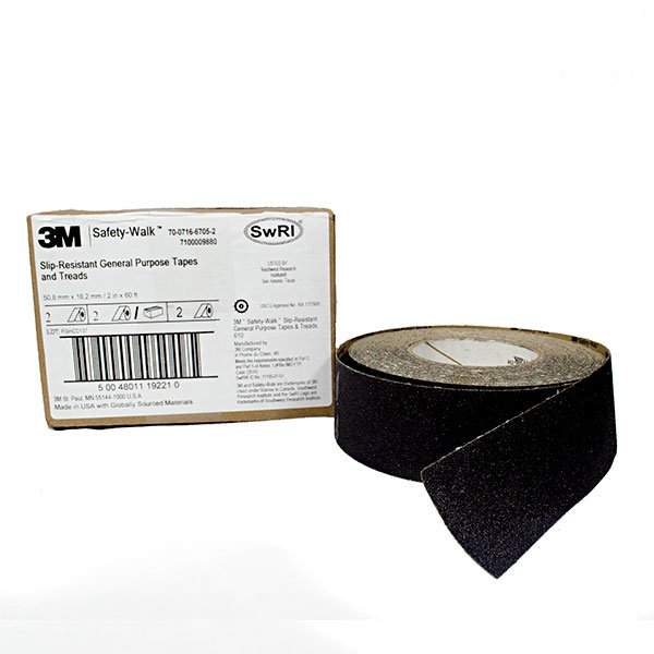 Safety-Walk™ Tiras y Cintas antideslizantes de Uso General 610, negro, 51  mm x 18,30 m, en rollo - 3M - Master Química
